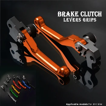 

CNC Aluminum Dirt Bike Motocross Pit Bike Pitbike Brake Clutch Levers For KTM 65SX/XC 2004-2011 85SX/XC 2003-2011