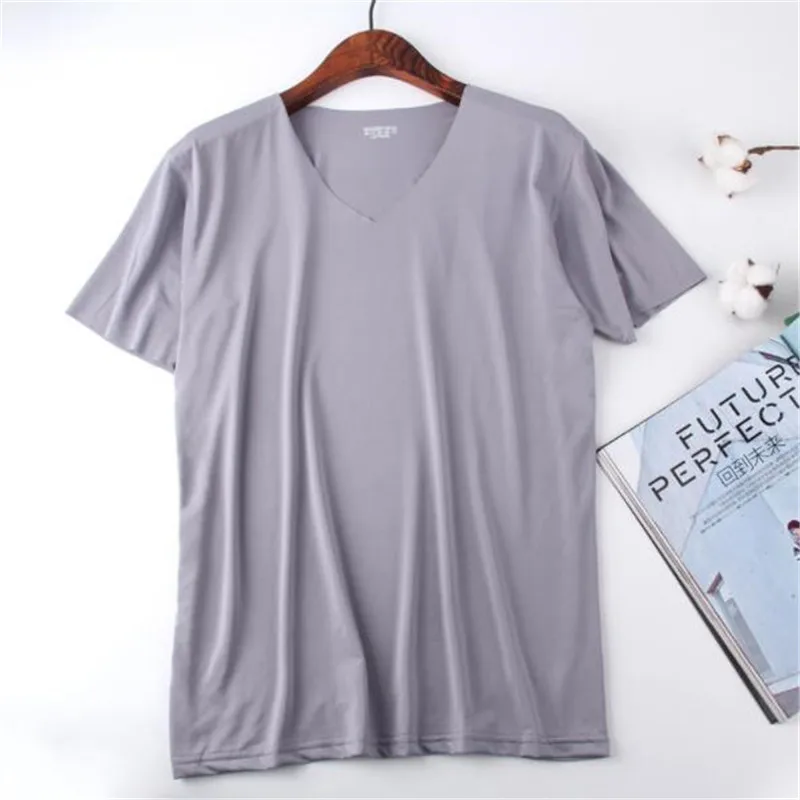 

1PC Pure Color Round Neck Seamless men T-shirt Ice Silk short sleeve sport Running fitness Quick Dry Comfortable Clothing Top