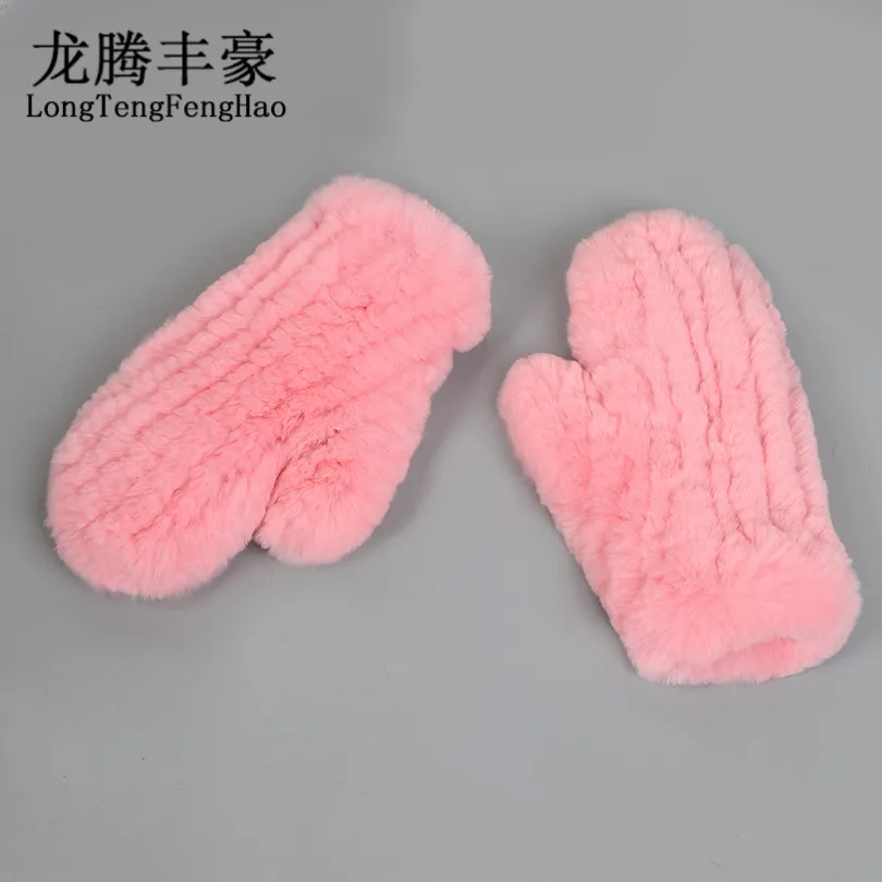 US $20.41 2017 Brand Women Gloves Fashion Winter Gloves Ladies 100 Fur Rabbit Fur Gloves Knitted Mittens Warm Gloves Amp Mittens