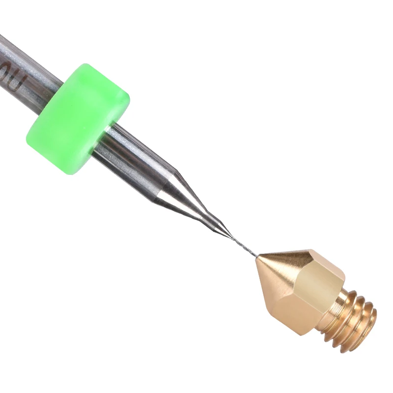 3D طابعة أجزاء فوهة تنظيف مثقاب فوهة إبرة Hotend انحناء نظافة Reprap الطارد خيوط 0.2-0.5 ملليمتر فوهة