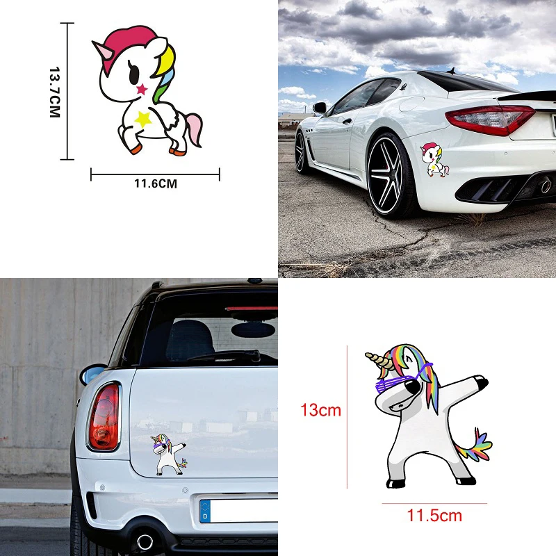 

New Lovely Unicorn Car Sticker Styling Cartoon Decals Vinyl Waterproof Funny Stickers Home Car Decoration Car Styling