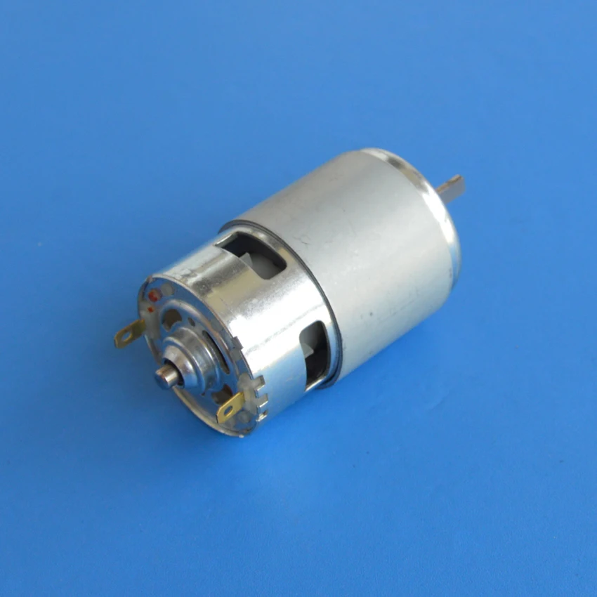Nuevo DC 6 V 12 V 24 V 36 V 48 V Motor de Torque grande de alta potencia bajo ruido 775 herramientas de rodamiento de bolas de Motor