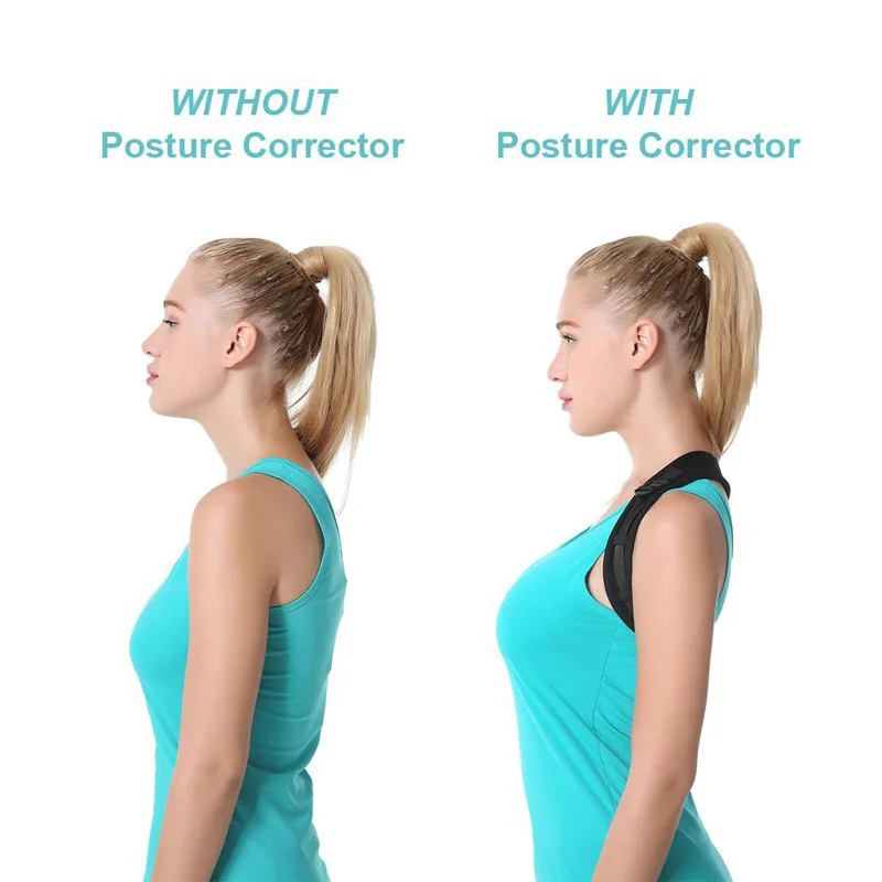 Adjustable Posture Corrector Belt for Woman Man Shoulder Back Therapy Prevention Humpback Shape Beauty Body De Postura Support