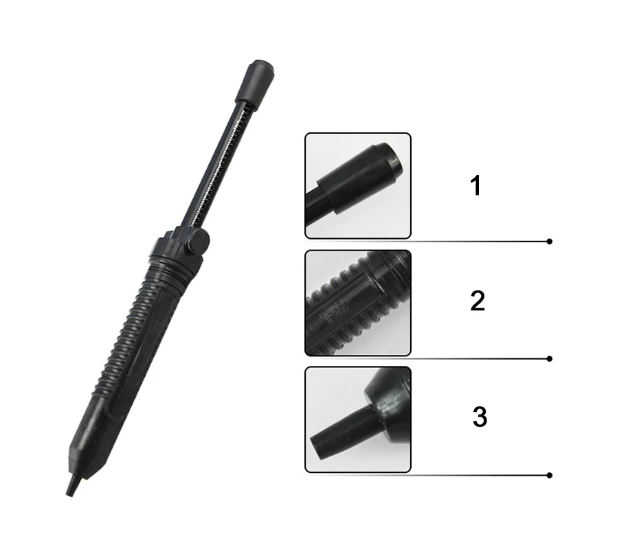 JF-100 большой припой присоска 330 мм паяльник всасывающий оловянный удаление припоя присосы отпайка пистолет сварочный инструмент демонтажный насос