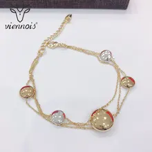 Viennois, Модный золотой браслет и браслеты для женщин, модный браслет из цепочки, свадебные ювелирные изделия