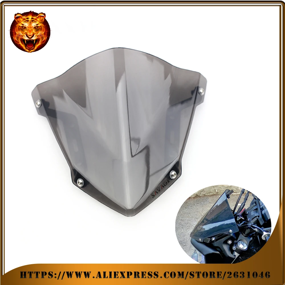 

Windshield Windscreen For YAMAHA MT07 FZ07 MT-07 FZ-07 Motorcycle Accessories Pare-brise Wind Deflectors 2018 2019 Free Shipping