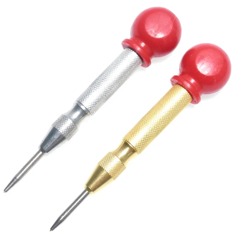 

HSS Center Punch Stator Punching Automatic Center Pin Punch Spring Loaded Marking Drilling Tool Impact Hole Punch Saw Drill Bits
