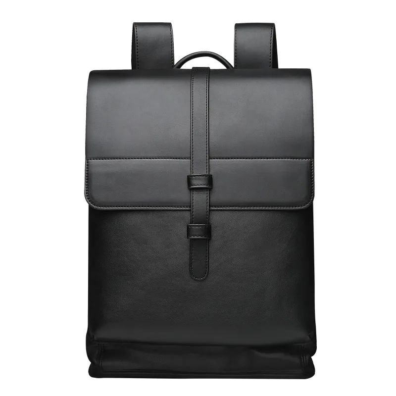 

Men's pu Leather backpack shoulder bag business bag fashion high-capacity travel backpack Casual Bagpack 16 Inch Laptop Rucksack