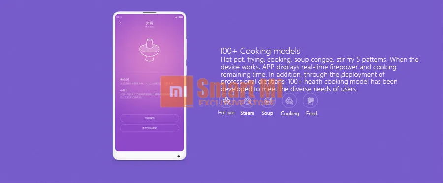 Xiao mi jia умная индукционная плита 2100 Вт Бытовая mi ni Hotpot суповый горшок электромагнитная печь для приготовления пищи поддержка mi Home APP
