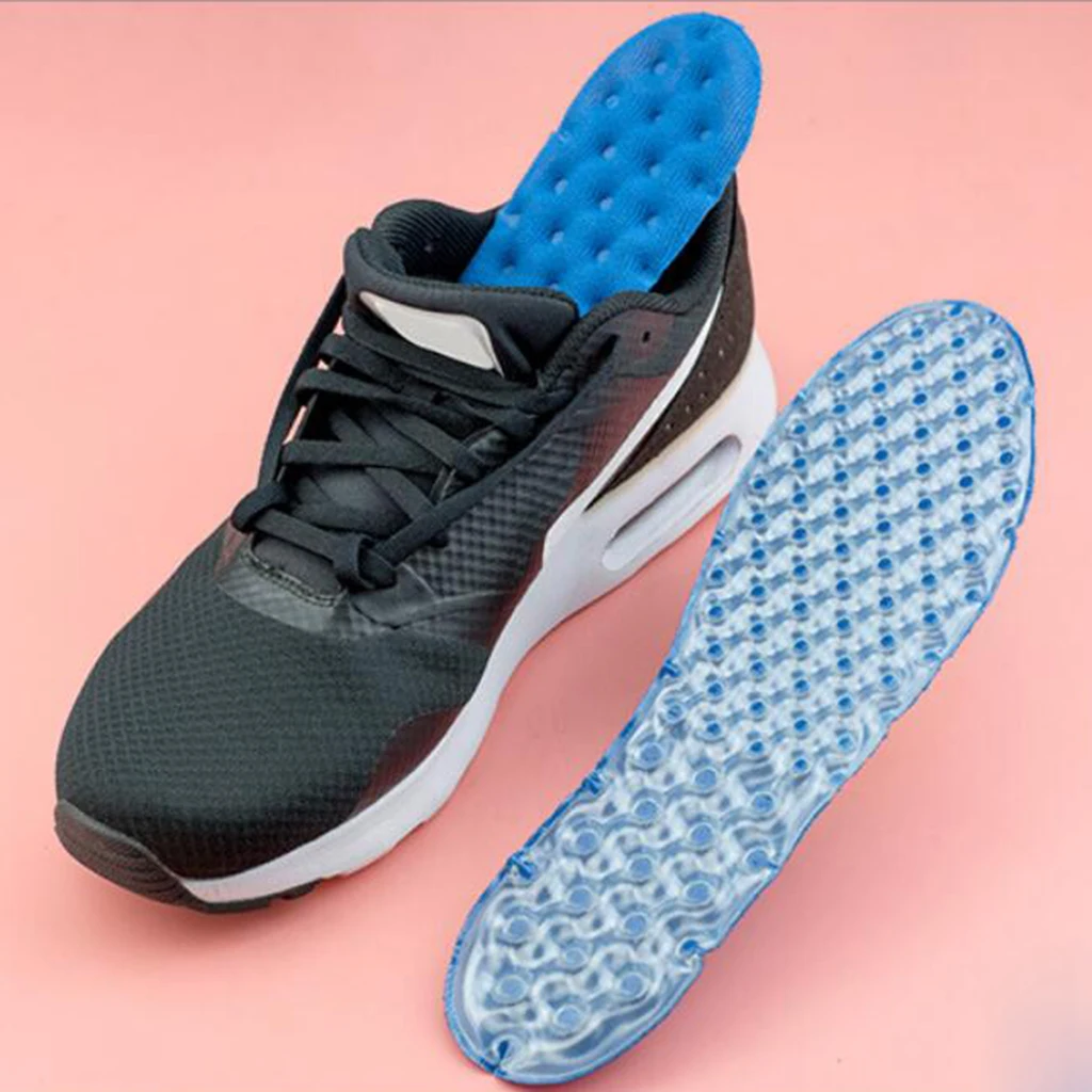 1 Pair Full Length Air Cushion Sports Insoles Shoes Pad for Men and Women Sports Running Wear Insoles