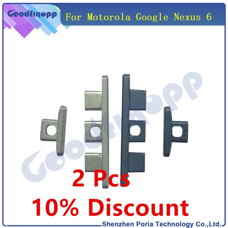 

For Motorola Moto Google Nexus 6 XT1100 XT1103 Volume Power Buttons Power Button + Volume Button Side Button Replacement