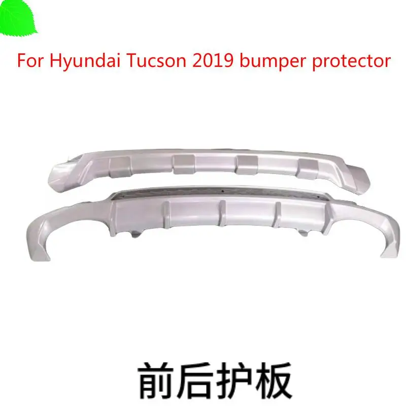 Высококачественное Автомобильное стильное пластиковое переднее+ заднее защитное покрытие для бампера боковая педаль для hyundai Tucson аксессуары для автостайлинга - Цвет: 7
