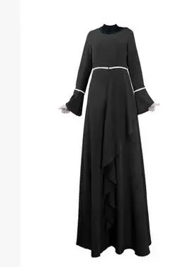 10 шт./лот Fedex Быстрая женские мусульманское длинное платье одноцветное Абаи женщин Исламская платье национальные костюмы 4 цвета - Цвет: 3