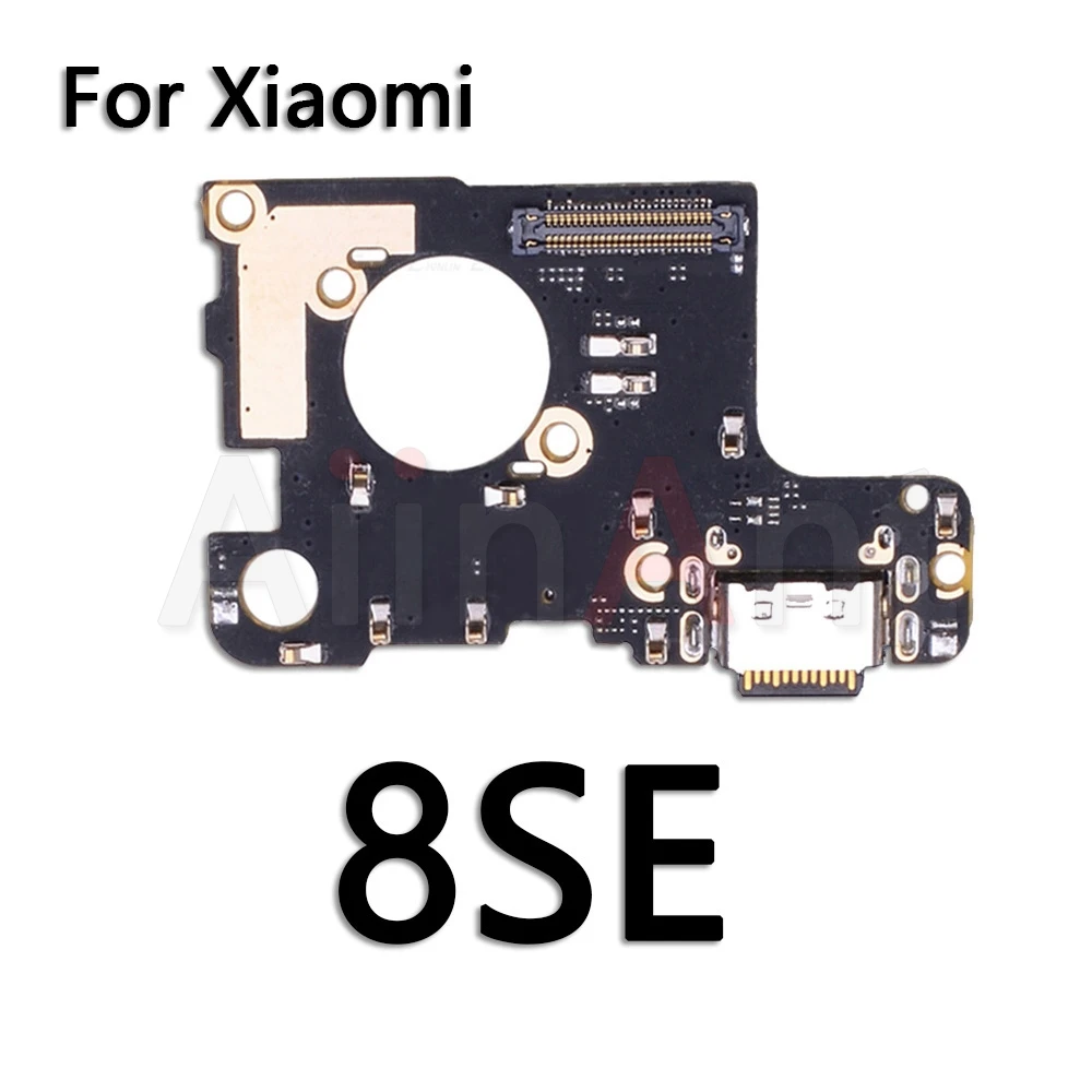 AiinAnt USB Дата зарядки порт Зарядное устройство Док-станция PCB разъем гибкий кабель для Xiaomi Mi 4 5 5X 5s Plus 6 6x8 8SE Lite - Цвет: For Xiaomi 8SE