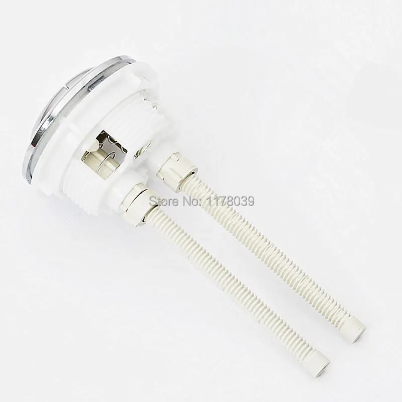 toilet water tank ABS plastic Round double button,Toilet Push Buttons Suitable for water tank cover hole 58-67mm,J17331
