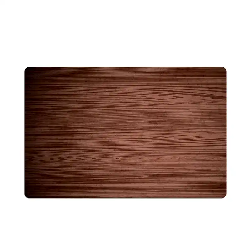 Dining Tables Place Mats Wood Grain Personality Eat Tableware