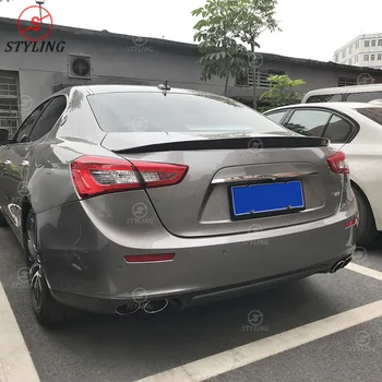 

Carbon trunk spoiler Novitec Style For Maserati Ghibli Rear bumper Spoiler Wing 2014 2015 2016 2017 2018