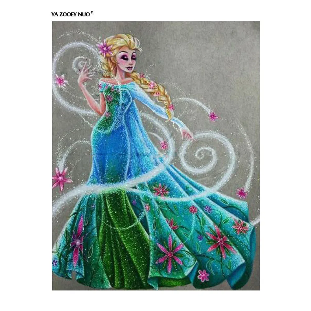 

DIY Diamond Painting Diamond Embroidery Cartoon girl Square Drill Diamond Embroidery Diamond Mosaic cross stitch kit girl YU48