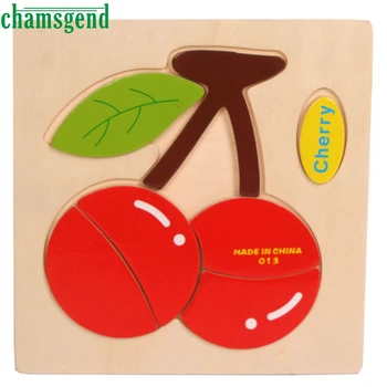 

High Quality 3D Toy Puzzle Wooden Cherry Puzzle Educational Developmental Baby Kids Training Toy Educational Toys For Children