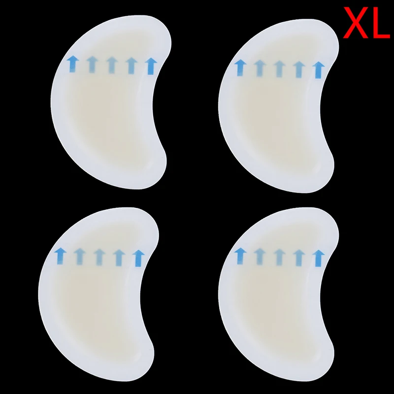 4pcs 12Styles Silicone Gel Soft Heel Sticker Adhesive Hydrocolloid Gel Blister Plaster Anti-wearing Heel Sticker Pedicure Patch