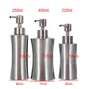 220ml 250ml 400ml 304 Stainless Steel Bathroom Shower Pump Lotion Dispenser Liquid Bottle 5