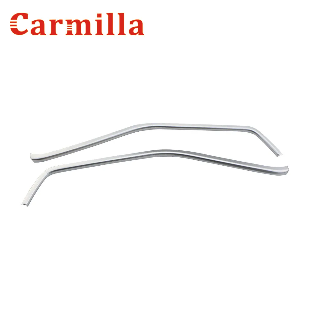 Carmilla 2X Автомобильная хромированная Внутренняя Шестерня панель боковые полосы