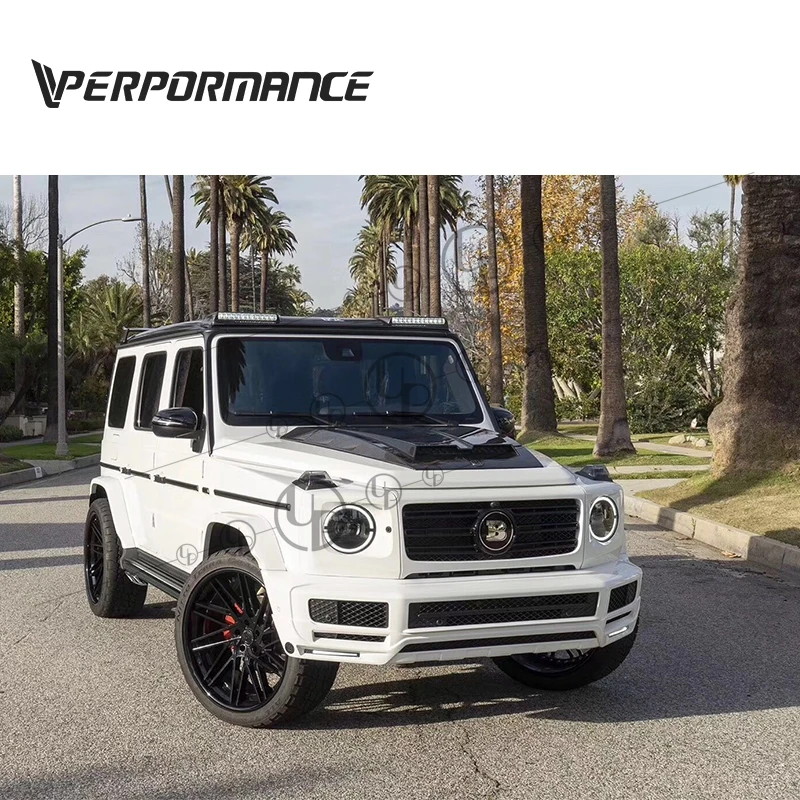 

G-class W463A W464 New 2018+ 2019 B Style Front Lip wiht leds Only For g500