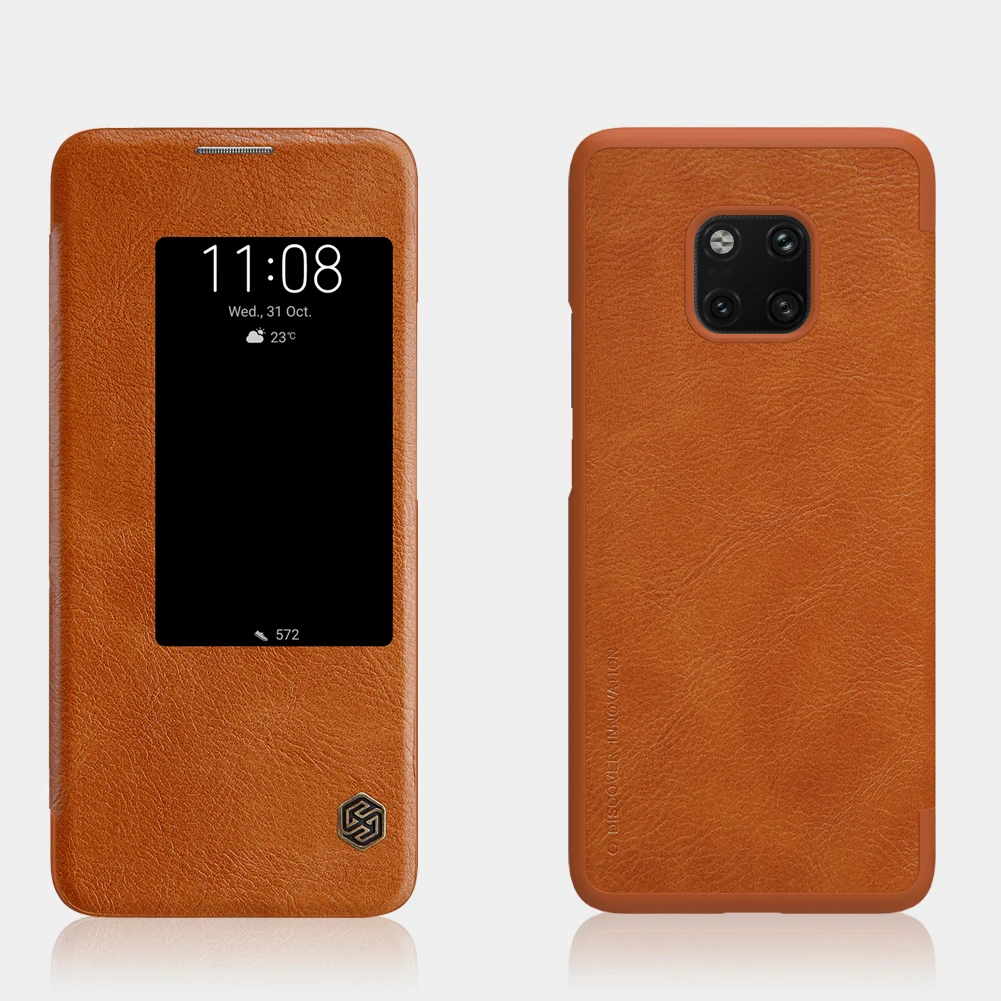 case for Huawei Mate 20 Pro Nillkin QIN leather Case luxury Card Pocket X flip cover |