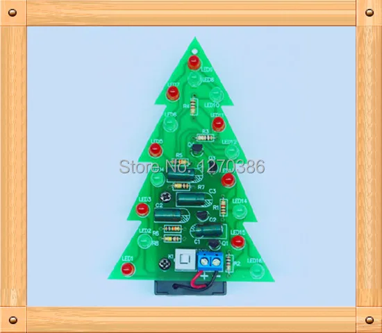 

Free Shipping!!! Christmas flashing light kit / PCB Lights / Electronic DIY production module