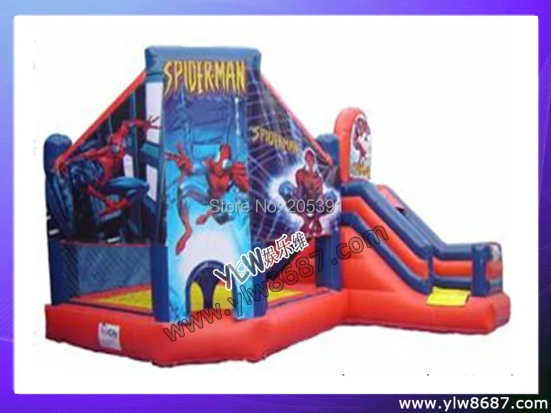 Spider Inflatable font b Bouncer b font inflatable trampoline castle slide for children trampoline house