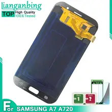 5 7 &quotSuper AMOLED ЖК дисплей для Samsung Galaxy A7 2017 A720 A720F SM сенсорный экран