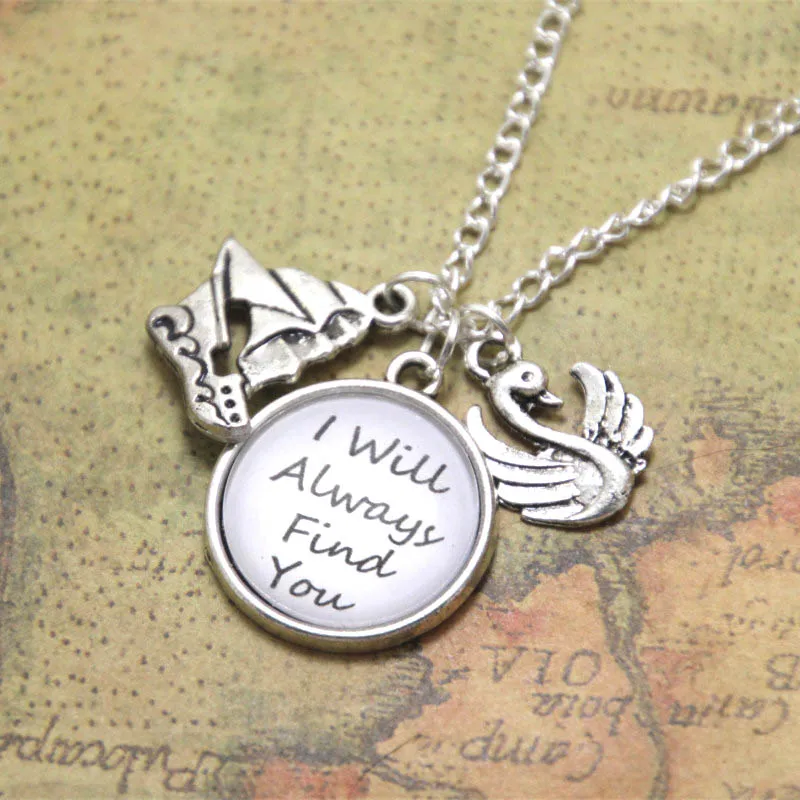 Captain Swan I Will Always Find You Necklace Fairytale
