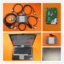 mb star diagnosis c3 with laptop d630 ram 2g with software 120gb hdd all cables full set ready to use 2 years warranty