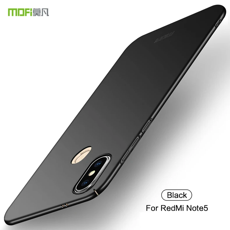 Для Xiaomi redmi note 5 чехол MOFI PC жесткий чехол для Xiaomi redmi note 5/redmi note 5 pro Чехол Подходит чехол s для redmi note 5 pro - Цвет: Черный