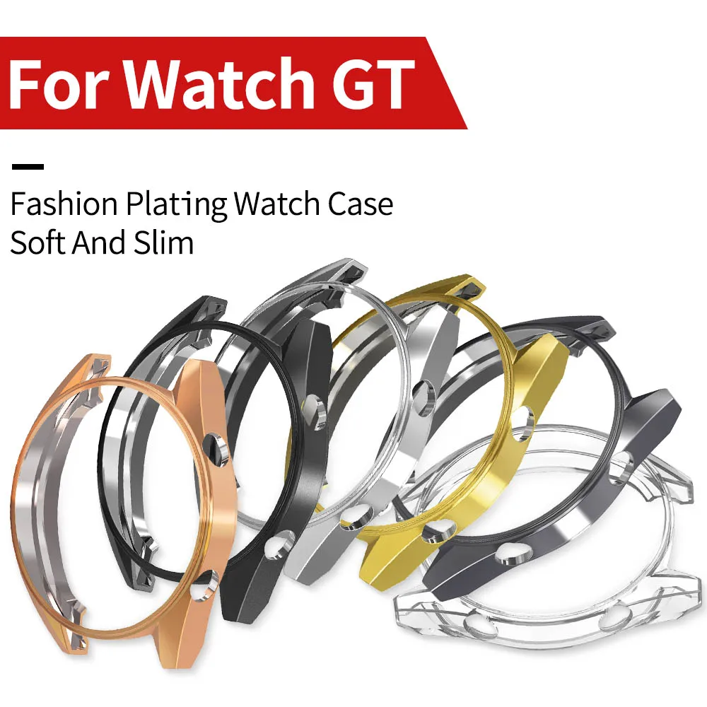 Чехол для Huawei Watch GT 2/1 46 мм 42 легкий защитная оболочка мягкий ТПУ тонкий бампер