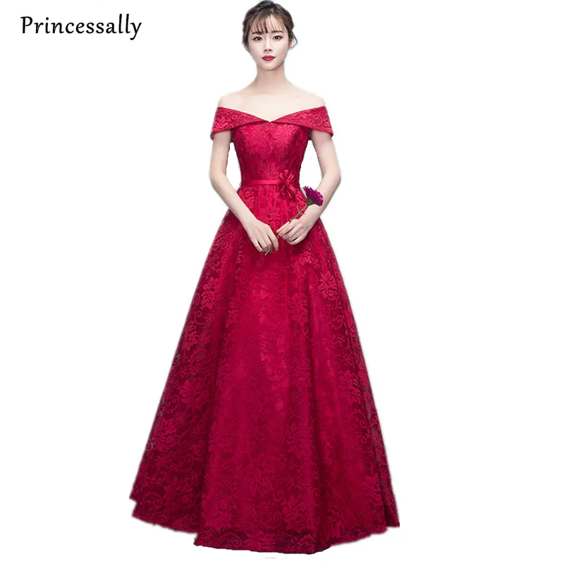 lace red robe