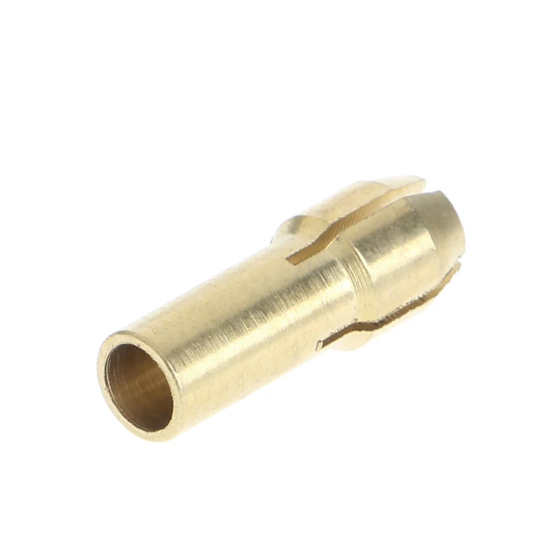 7Pcs Brass Collet 1.0/1.6/2.0/2.4/3.0/3.2 + Check M8*0.75 Fits Rotary Tools