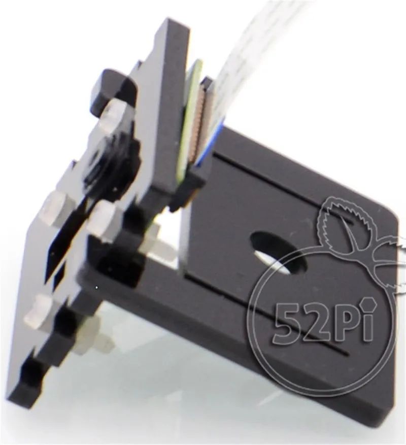 Регулируемый кронштейн для камеры Raspberry Pi монтажа черный акриловый бесплатная