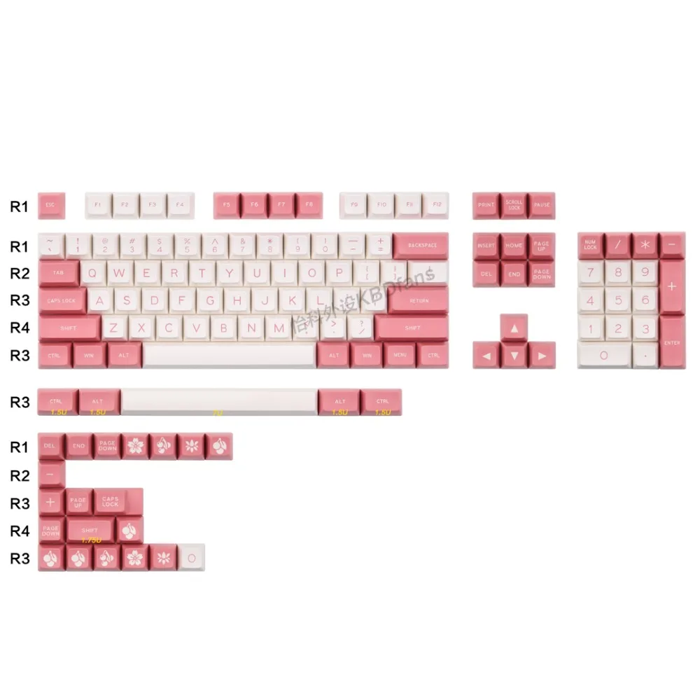 [BFCM] MAXKEY розовый и белый SA профиль KEYCAPS набор|Клавиатуры| |