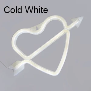 heart clod white Ночной светильник, неоновый светильник s для дня рождения, свадьбы, вечеринки, спальни, настенный светильник, Настенный декор, ночной Светильник - Испускаемый цвет: heart clod white