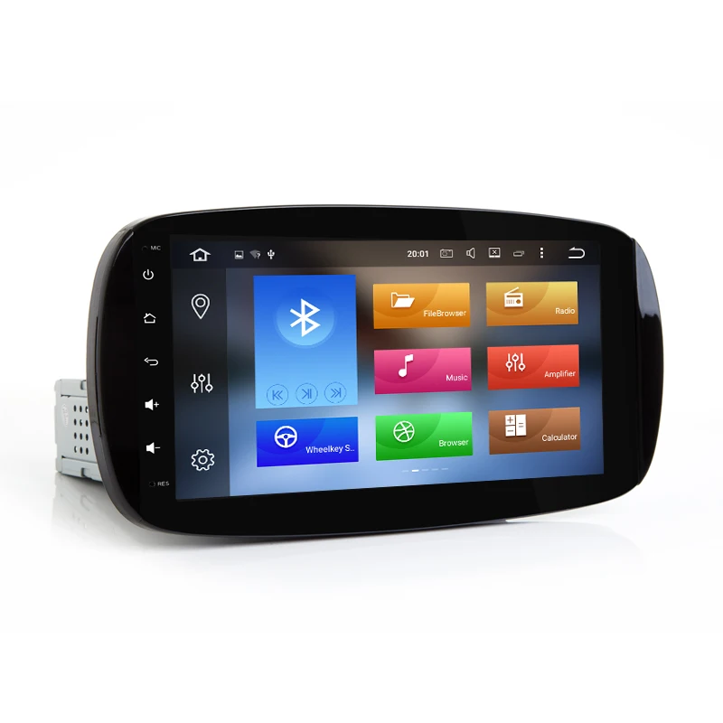 For Mercedes Benz Smart Qcta 8 core RAM 4G ROM 32G DSP IPS Android 10 Car Radio player GPS Stereo audio 4G WIFI mirror link