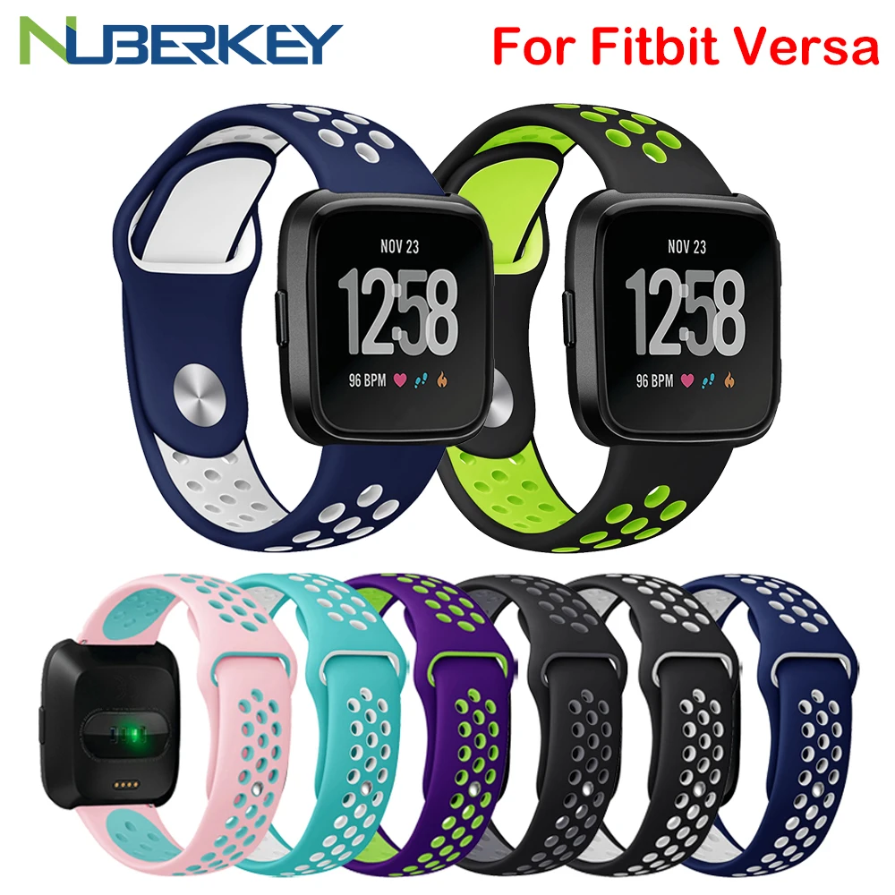 

Colorful Watch Strap for Fitbit Versa Band Sport Silicone Watch Band Bracelet Wristband for Fitbit Versa Replacement Watch Strap