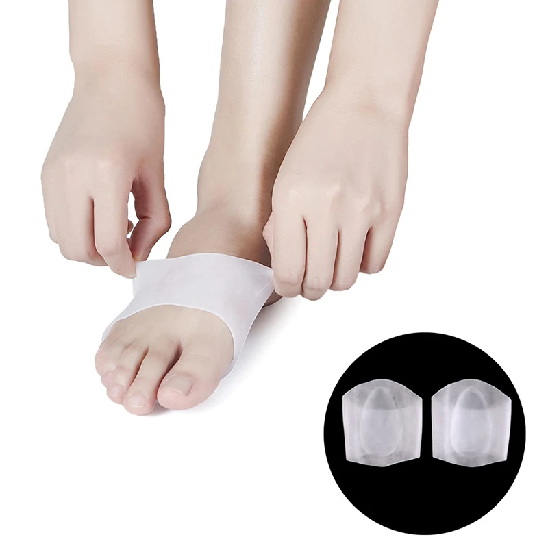 

Silicone Gel Orthopedic Insoles Flat Feet Arch Support Arch Correction Foot Care Ortopedik Tabanlik Plantillas Para Los Pies