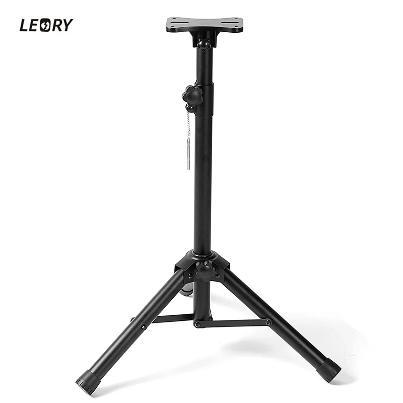 

LEORY Universal 50kg Loading Folding Projector Stand Tripod with metal stand & Tray Speaker Holder Stand Tripod Holder