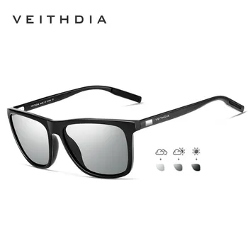 VEITHDIA Brand Sunglasses Unisex Retro Aluminum+TR90 Sunglasses Polarized Lens Vintage Eyewear Sun Glasses For Men/Women 6108 14