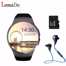 Pulsmesser Smart Uhr KW18 SIM TF MTK2502C Smartwatch Touchscreen Smart bluetooth Armbanduhr für android IOS telefone