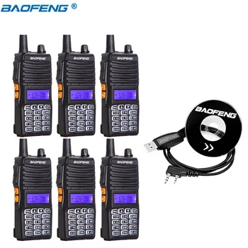 

6PCS Baofeng UV-82 8W High Power Powerful Walkie Talkie 10km long range Two Way Radio cb radio Transceiver(Upgraded of BF UV82)