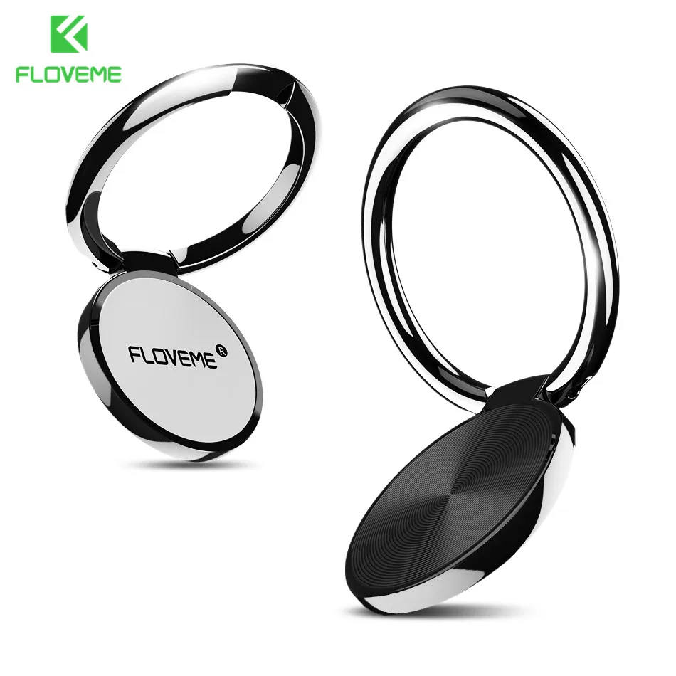 

FLOVEME Finger Ring Holder For Phone Luxury Metal Stand 360 Degree Mount Tablets Support Phone Holder telefon tutucu Accessories