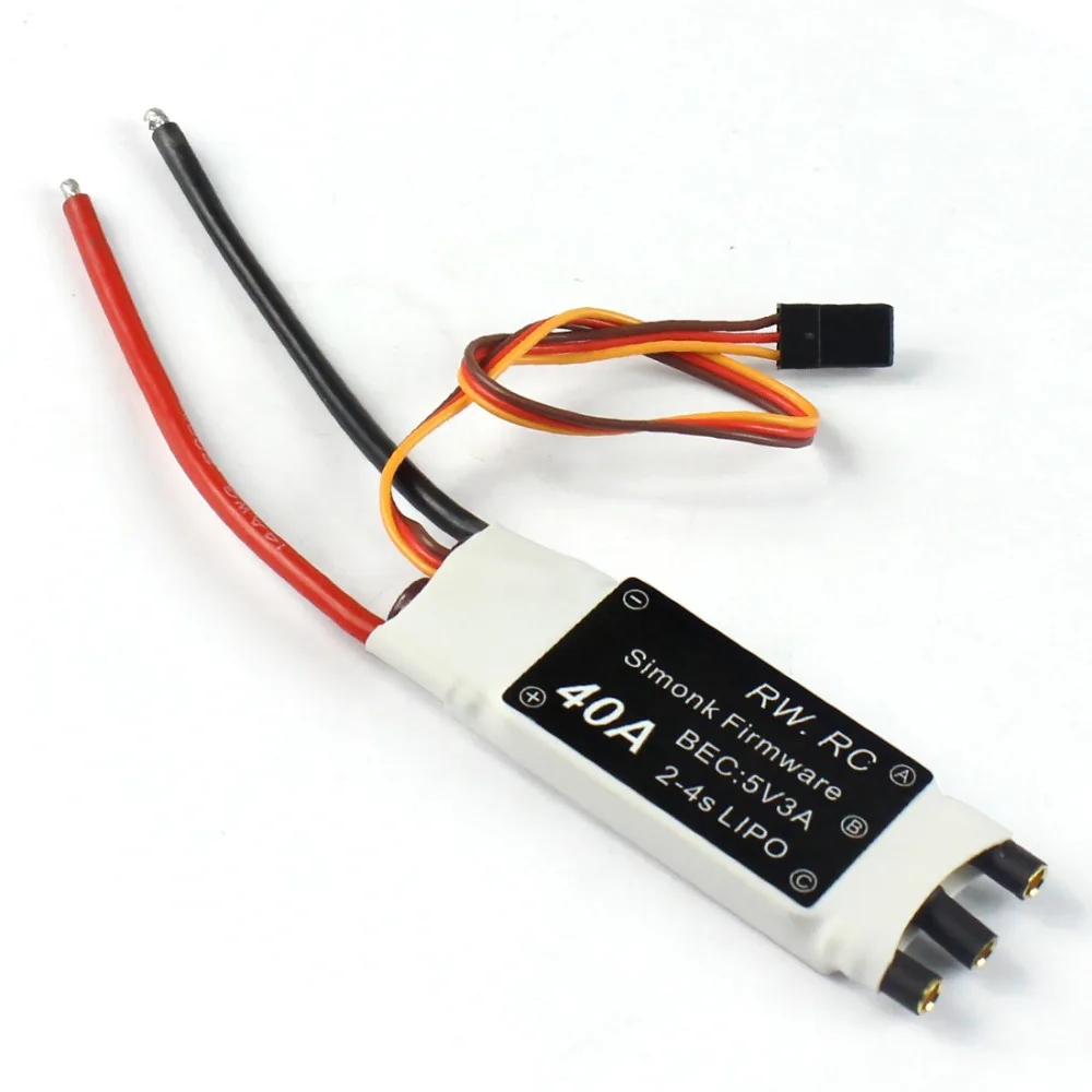 RW RC JMT 40A Brushless ESC SimonK 2-4S