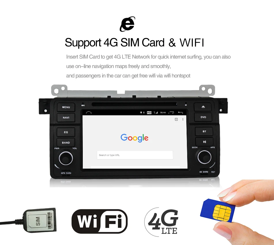 Excellent Free shipping! 4G wifi BT android 7.1 system car gps dvd player for BMW 3series E46 M3 1998-2006 with radio Multimedia system 28